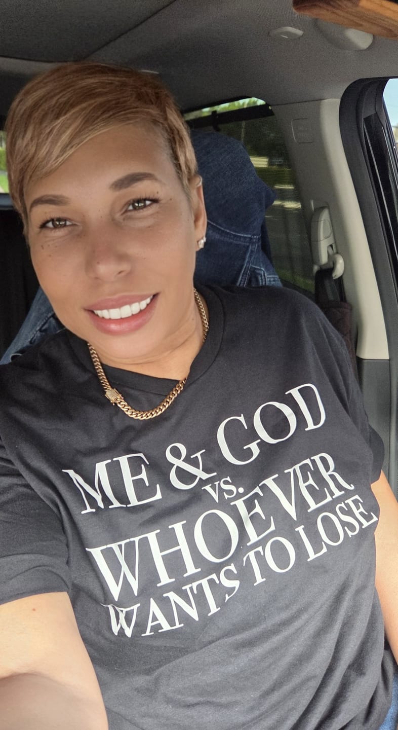 Customer photo review of Me & God - FINAL SALE - NO EXCHANGES