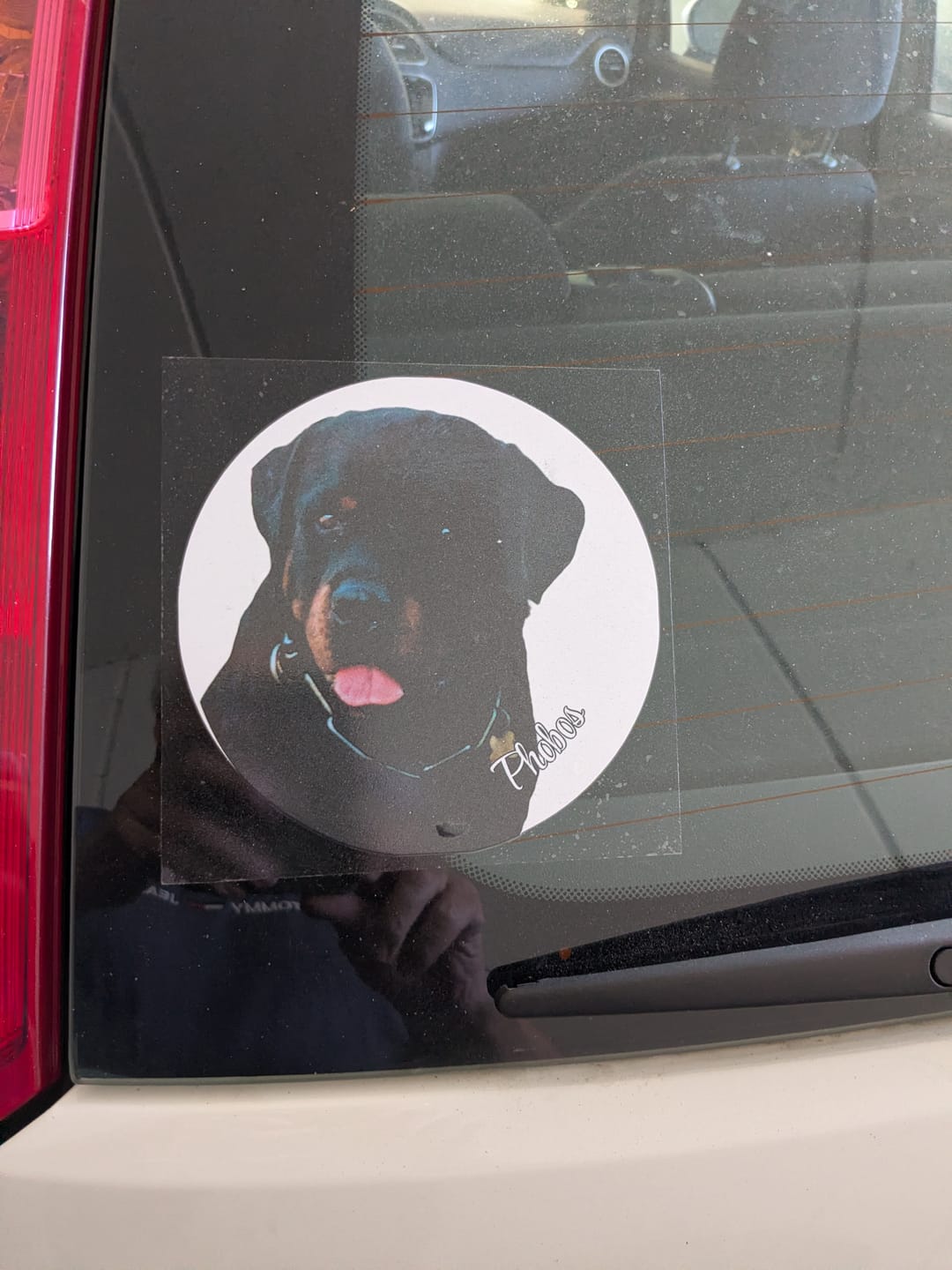 Customer photo review of Personalisierter Autoaufkleber - Dein Foto
