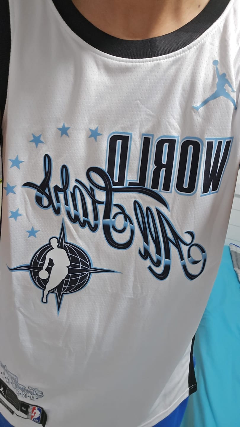 Customer photo review of כדורסל מקורי דני אבדיה אולסטאר 2026 – WORLD EDITION לבן | HOOPERS