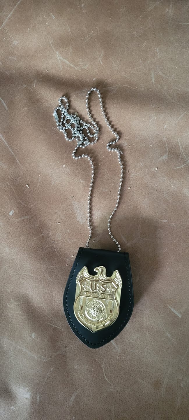 Customer photo review of US NCIS Special Agent Badge Exact Replica Museum Quality