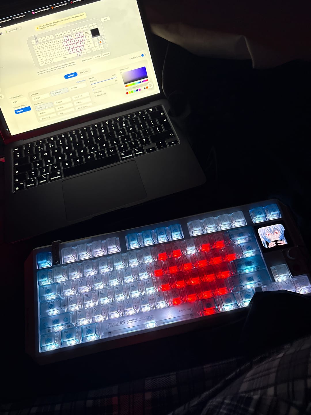 Customer photo review of Centauri80 Rei Edition HE Gaming Keyboard
