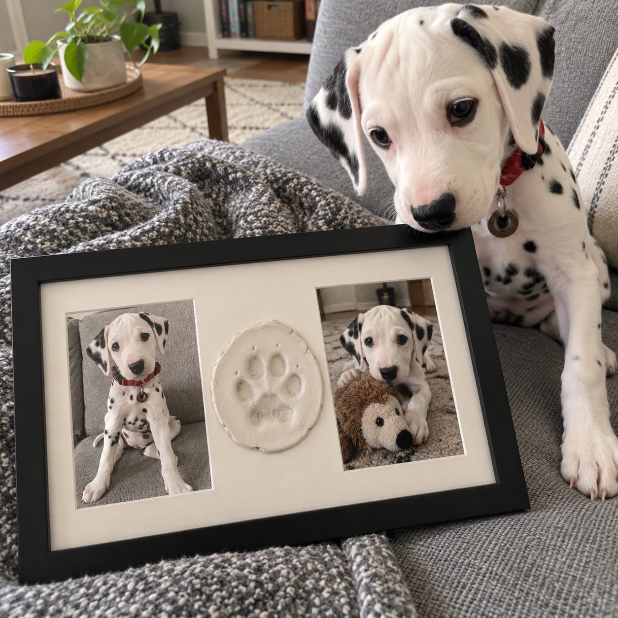 Customer photo review of Pet Clay Print kit