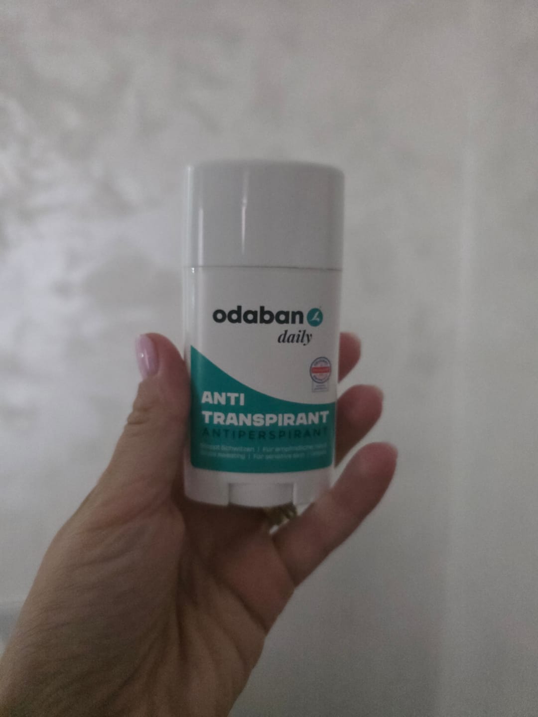 Customer photo review of odaban® Daily An­ti­perspirant Deo Stick