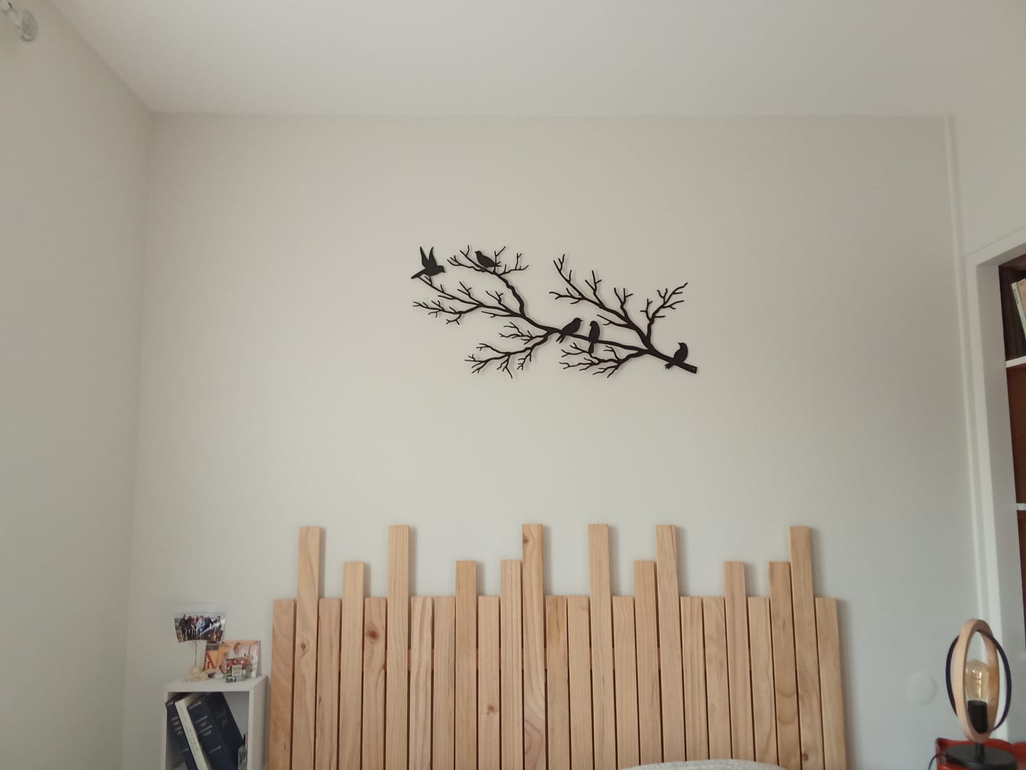 Customer photo review of Décoration murale en métal moderne - Oiseaux sur branche (V.02)