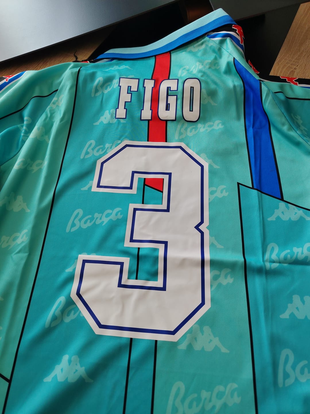 Customer photo review of FC Barcelona Away Shirt - 1995/97