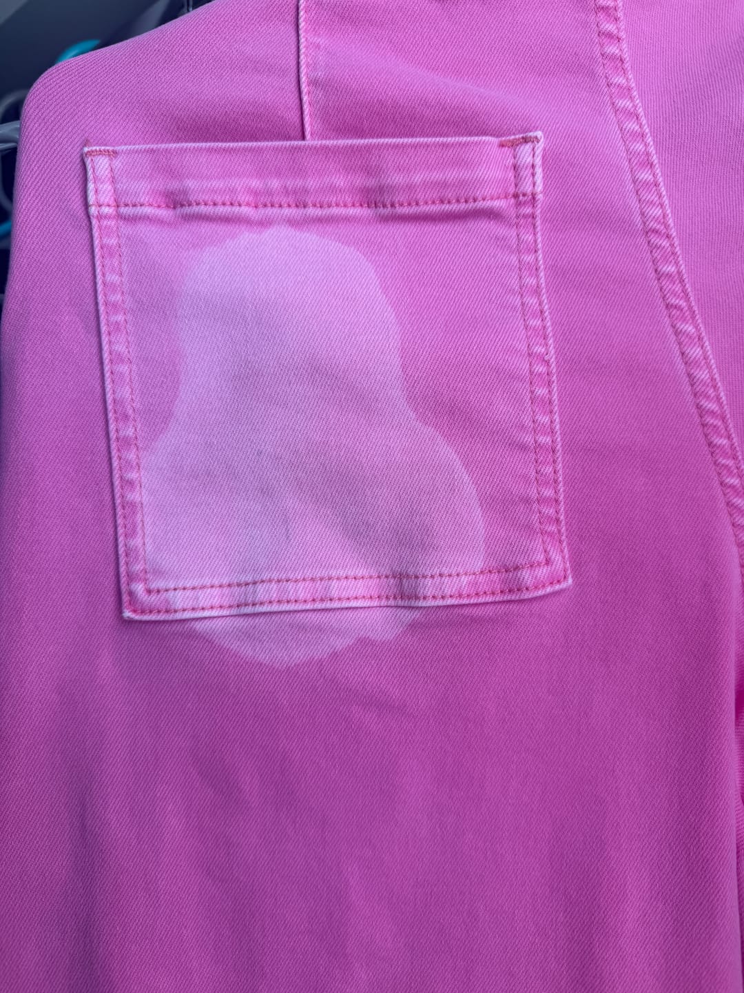 Customer photo review of Rowan Pink Pin Tuck Jean