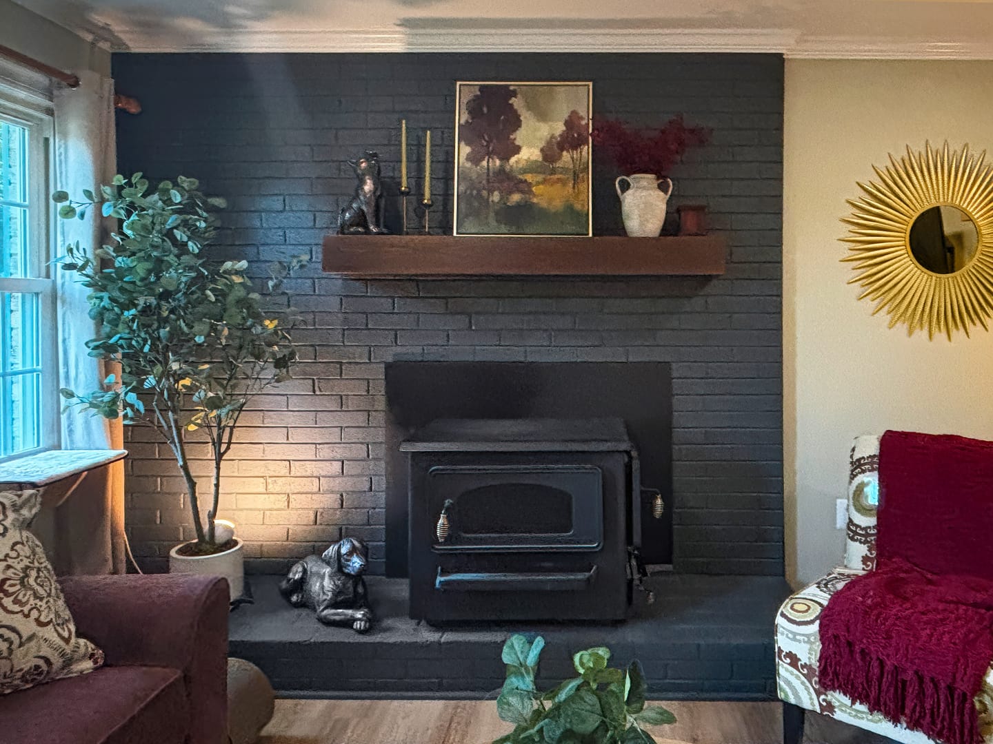 Customer photo review of Rustic Mantels