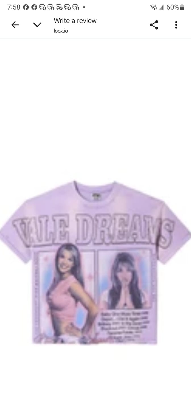 Customer photo review of Vale Forever Icon Bling Tee Purple