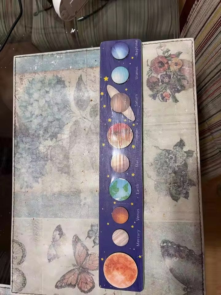 Customer photo review of Montessori Sonnensystem Puzzle Kleinkind | Interaktives Planetenpuzzle Lernspielzeug ab 2 Jahren