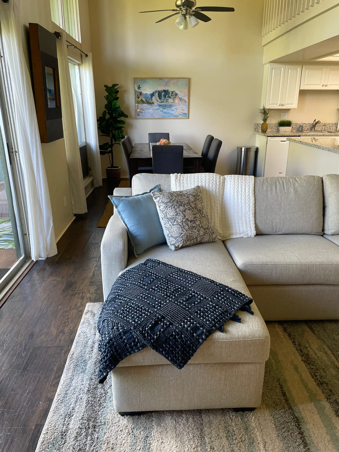 Customer photo review of Helena Sectional with Queen Bed and Storage
