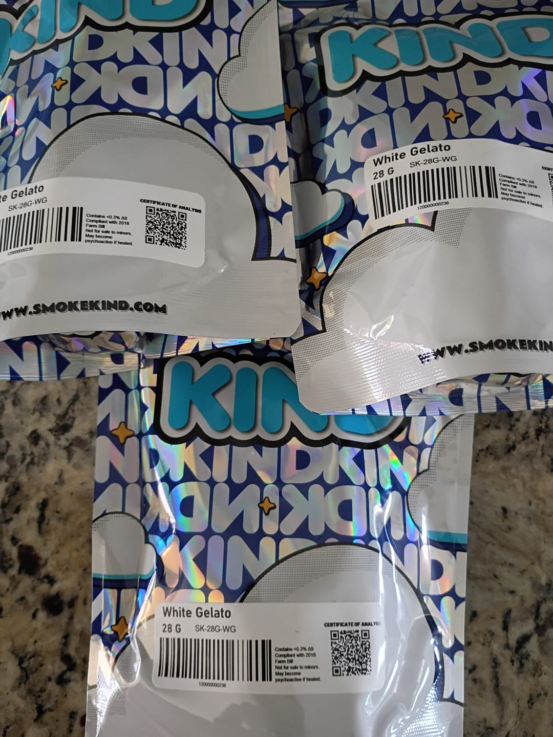 Customer photo review of KIND - White Gelato - 28 Grams - Indica