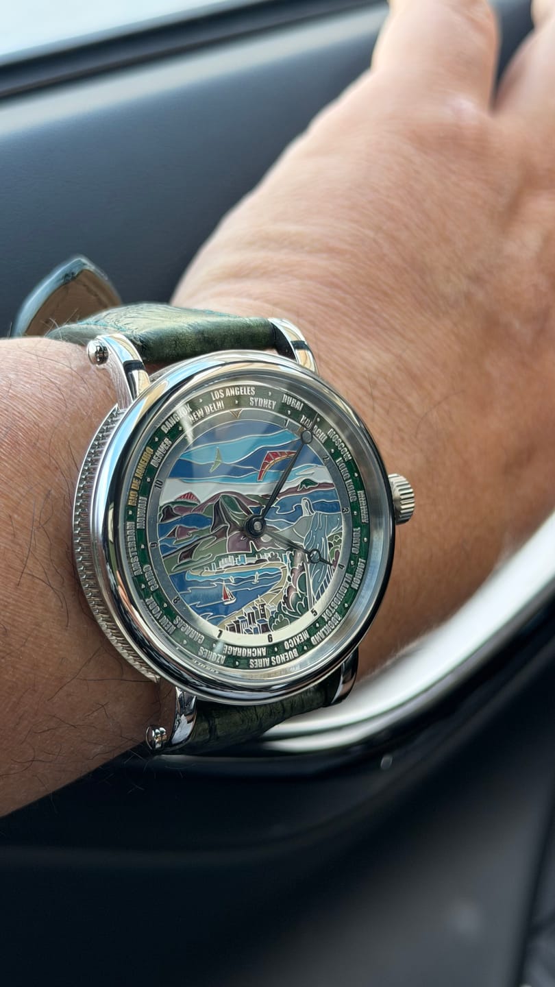 Customer photo review of Art Deco Watch - Rio De Janeiro Mini (Titanium bezel)