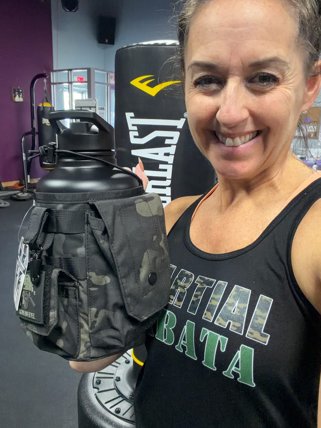 Customer photo review of 64oz Battle Bottle Water Bottles