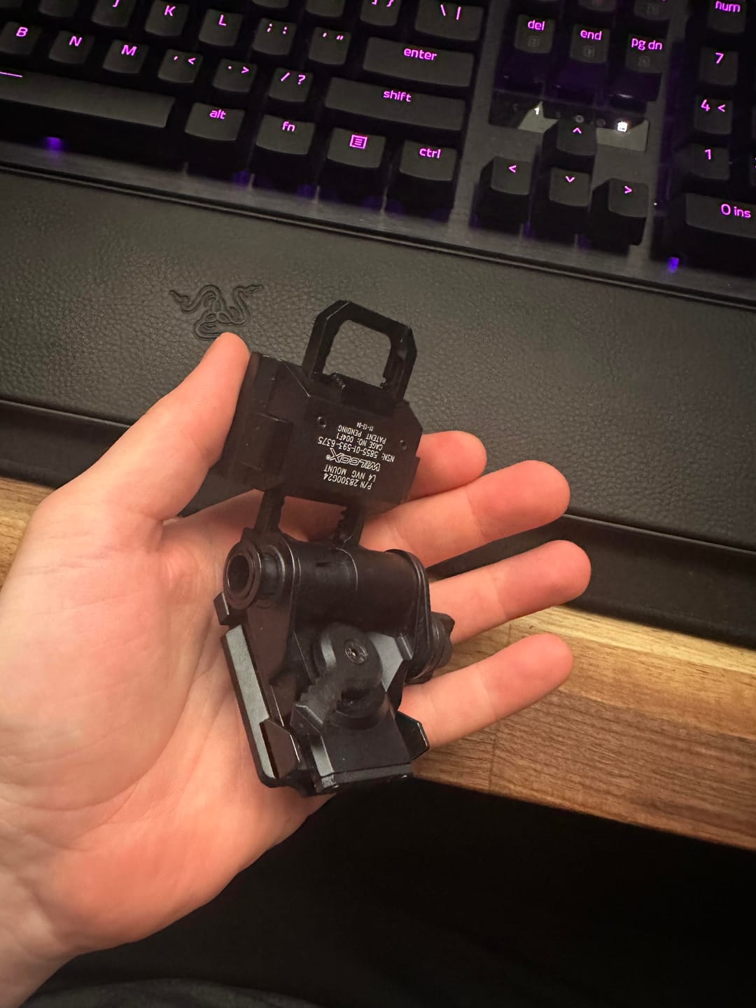 Customer photo review of NVG Helmet Mount | Aluminum Alloy Bracket