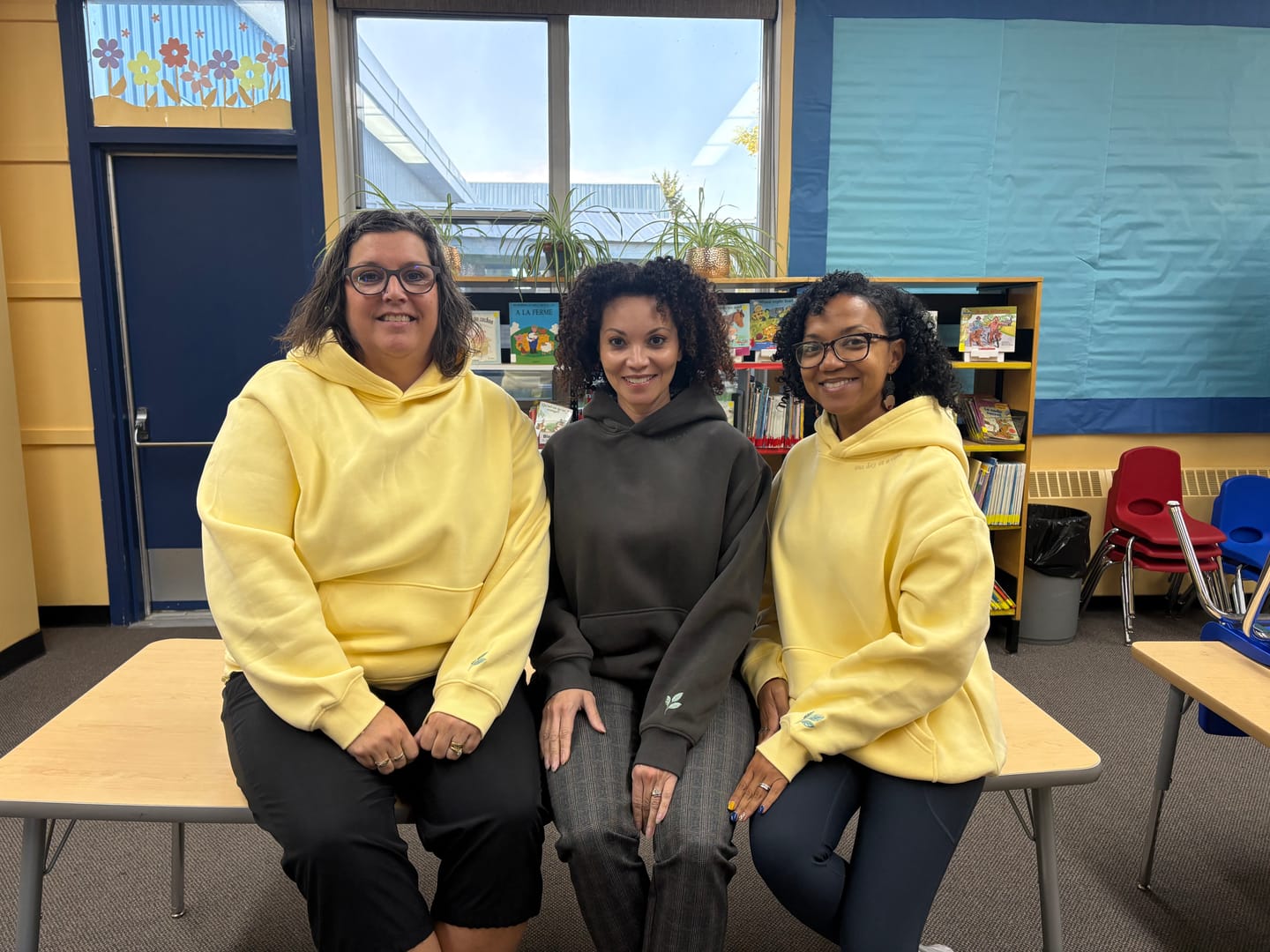 Customer photo review of The One Day at a Time Sweater | The Giveback Collection