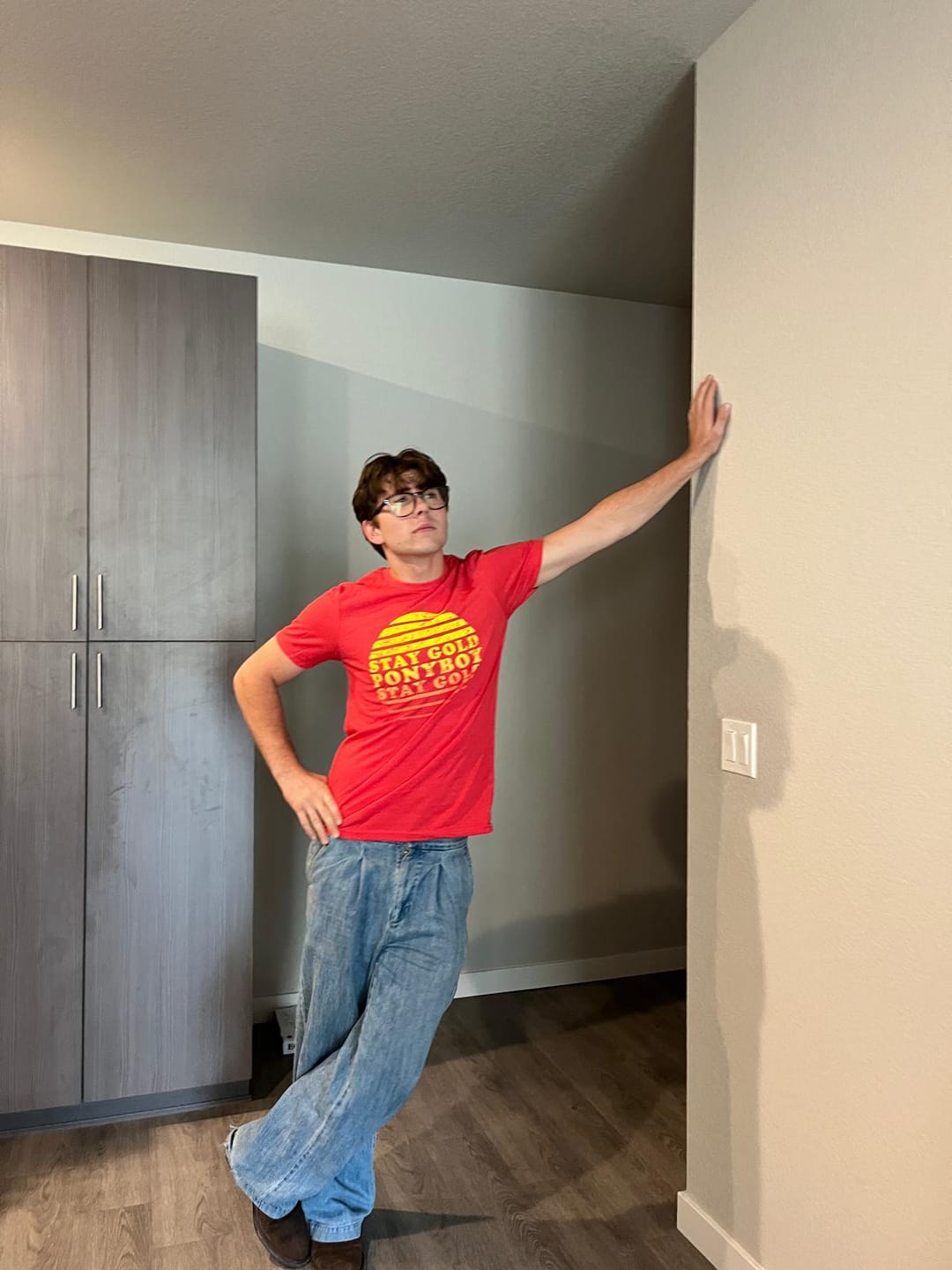 Customer photo review of Stay Gold Ponyboy Men's/Unisex Super Soft Tee
