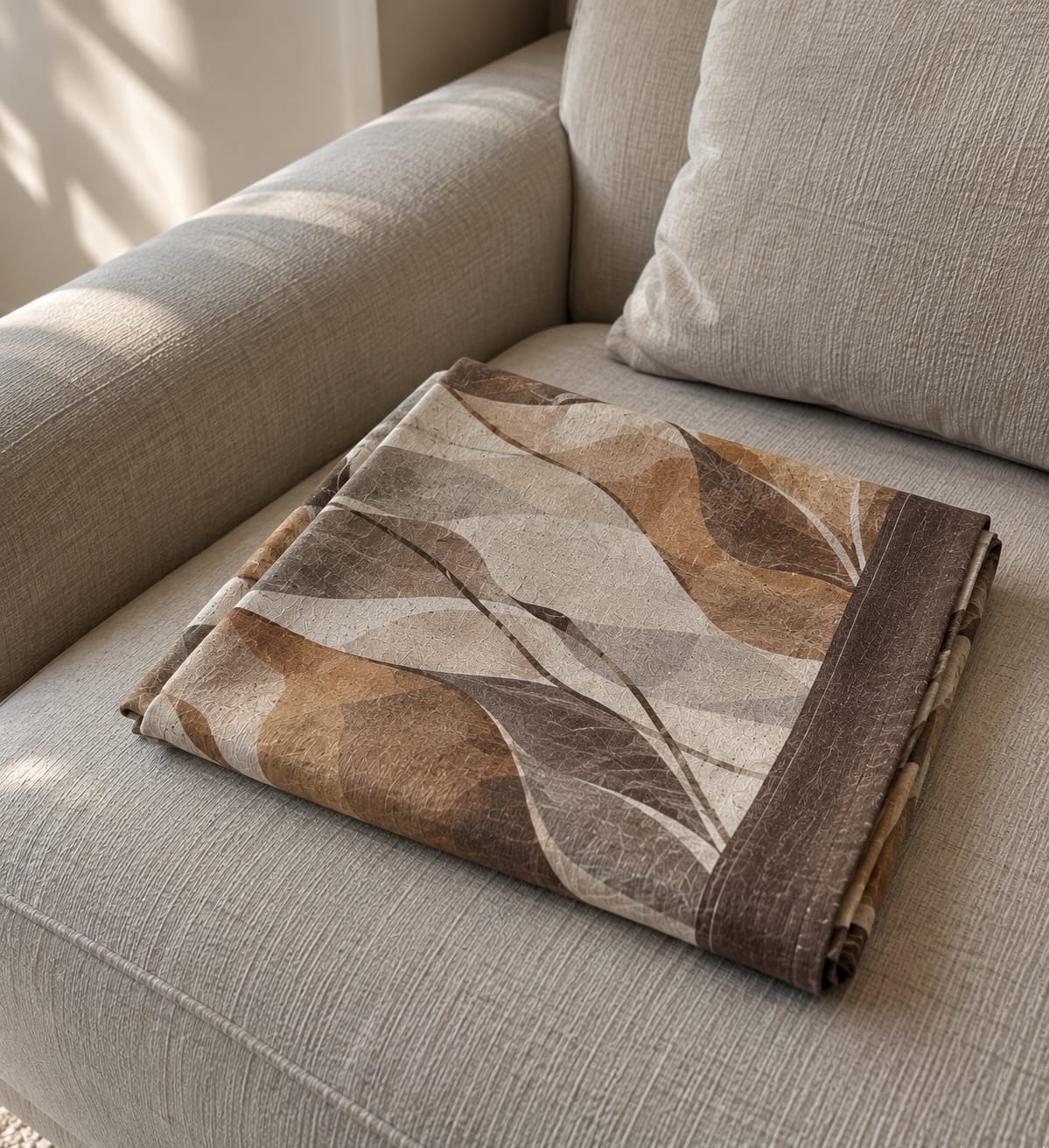 Customer photo review of Gün Batımı Desen Premium Dijital Soft Şal