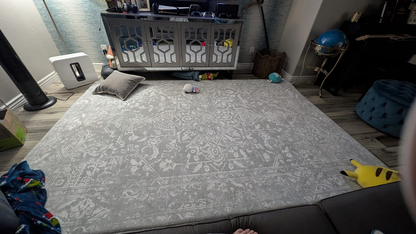 Customer photo review of Designer Relax Mat - 1.4" Thick Foam Base