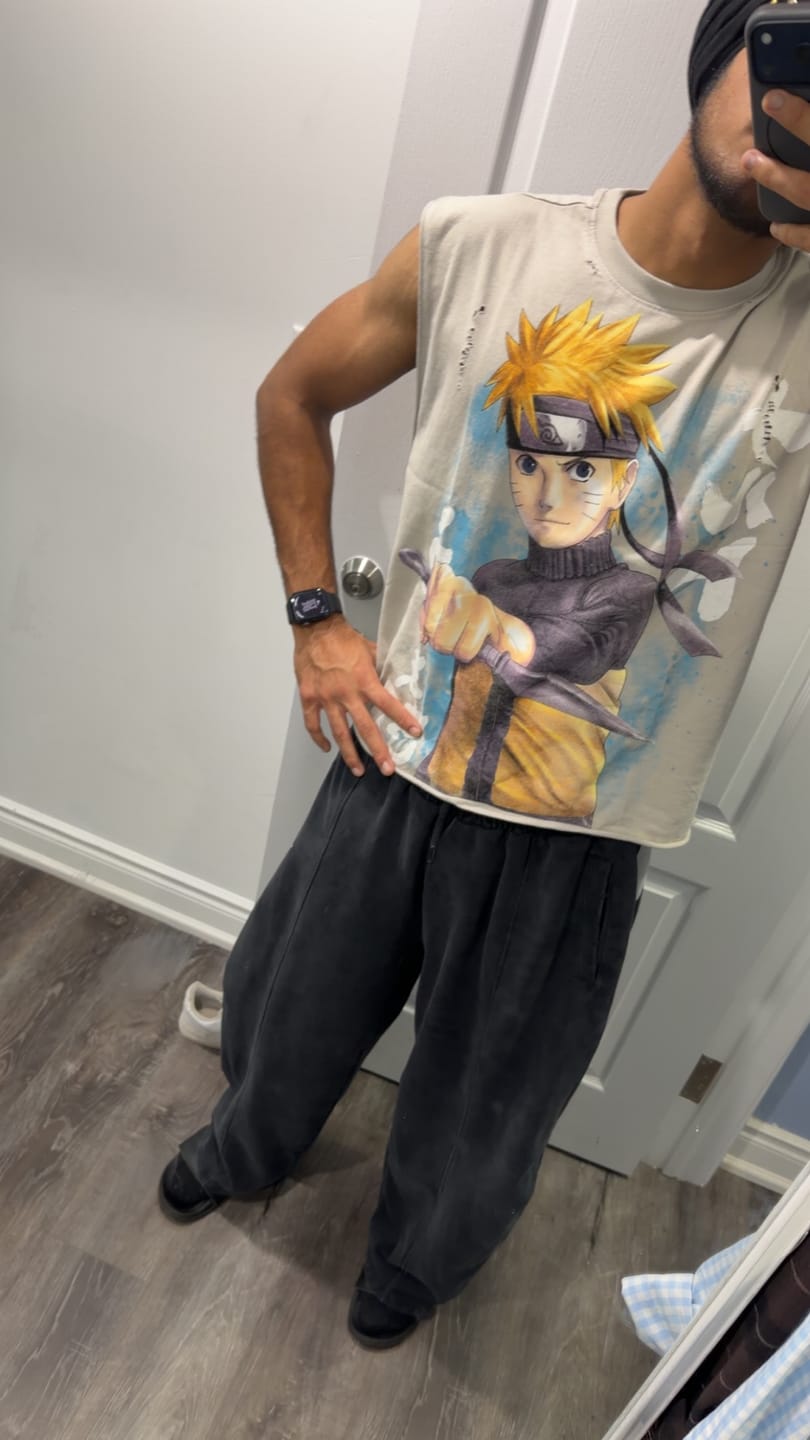 Customer photo review of 3055 - Naruto Cut-Offs