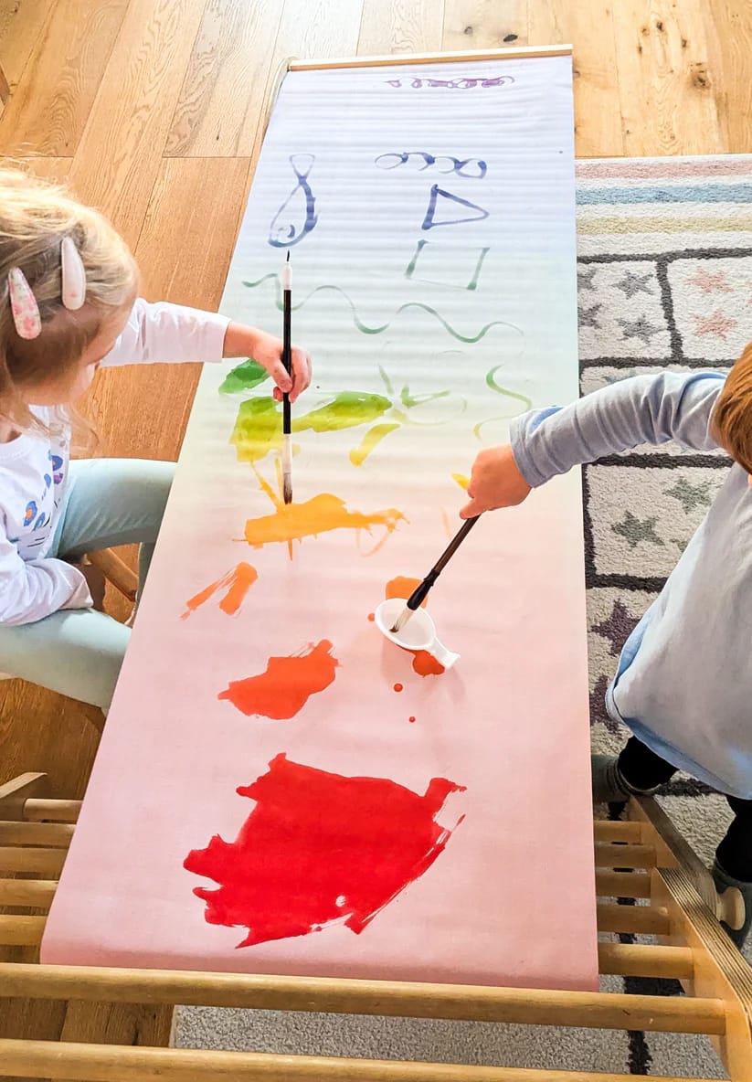 Customer photo review of Magic Drew Colorful Reusable Water Writing Cloth [FREE Water Cup + Brush]