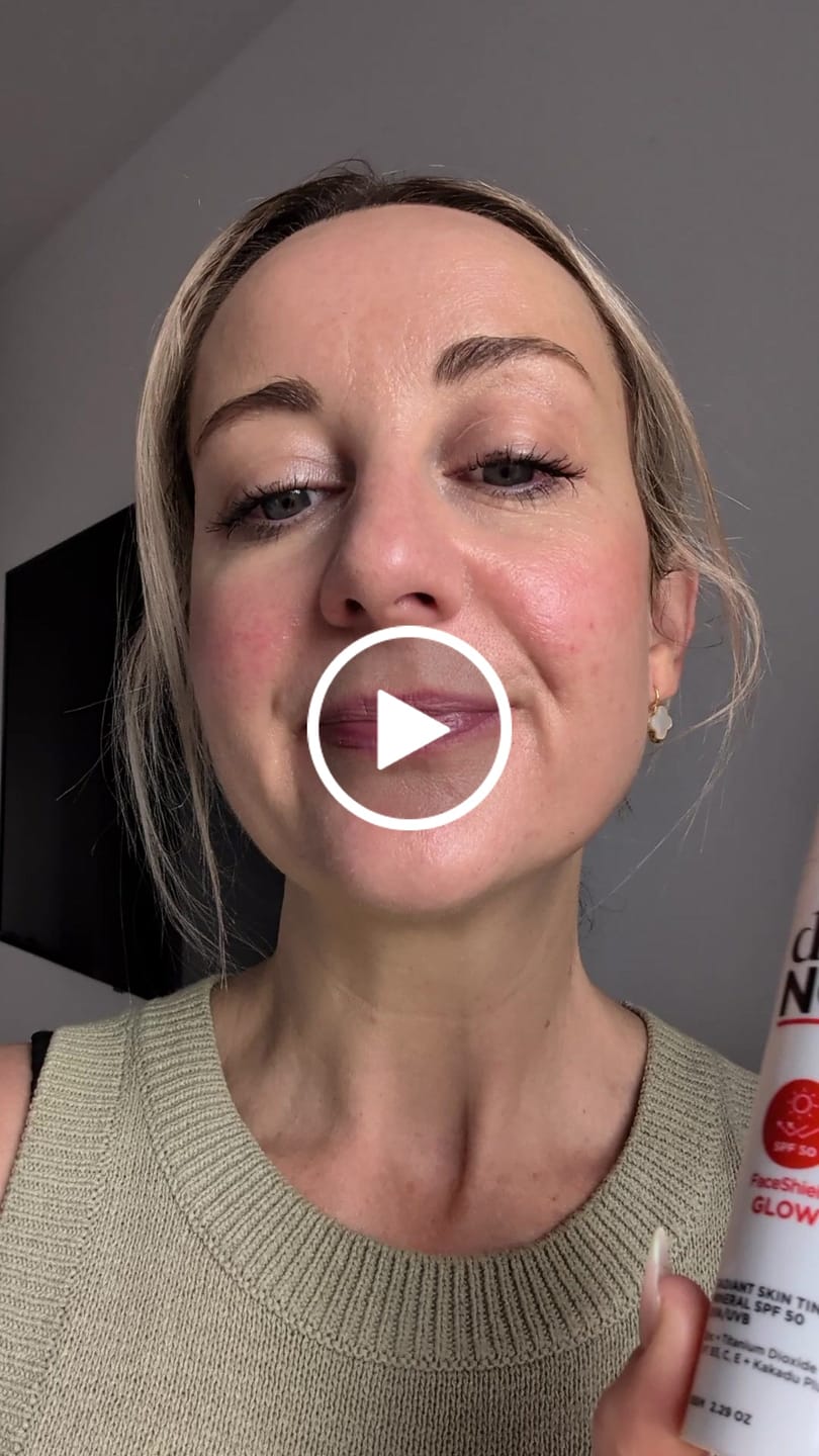 Customer video review of drNC FACESHIELD GLOW SPF 50 - SHEER DEWY FINISH
