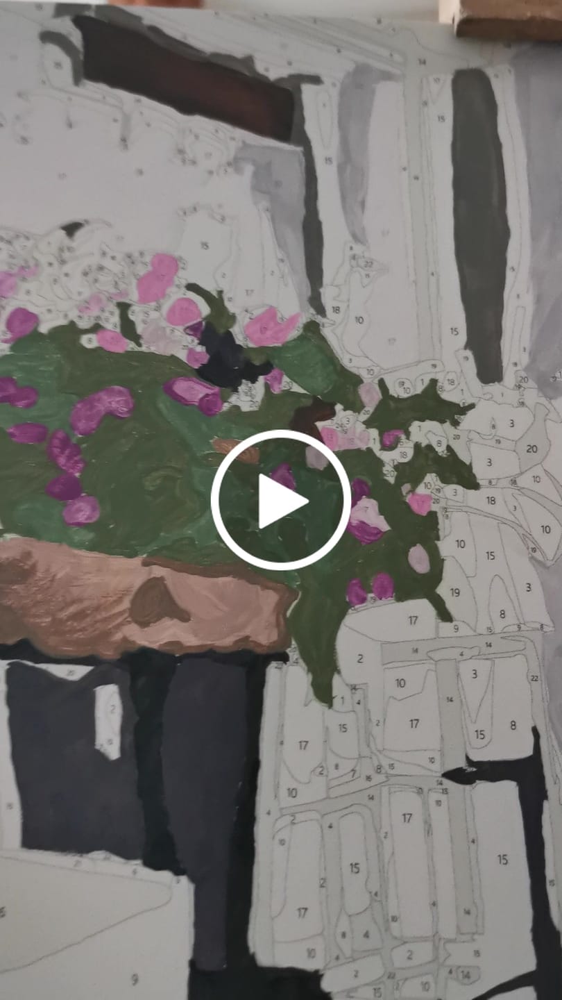 Customer video review of Custom Paint by Numbers Kit