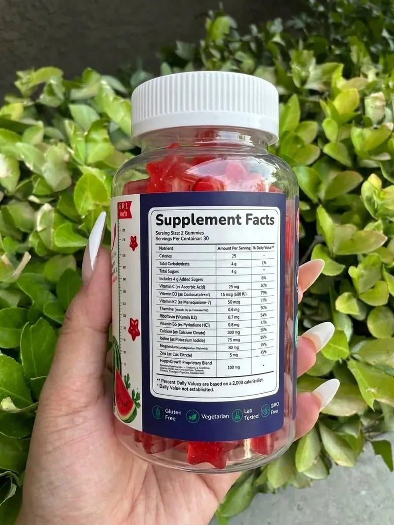 Customer photo review of Growth Gummies