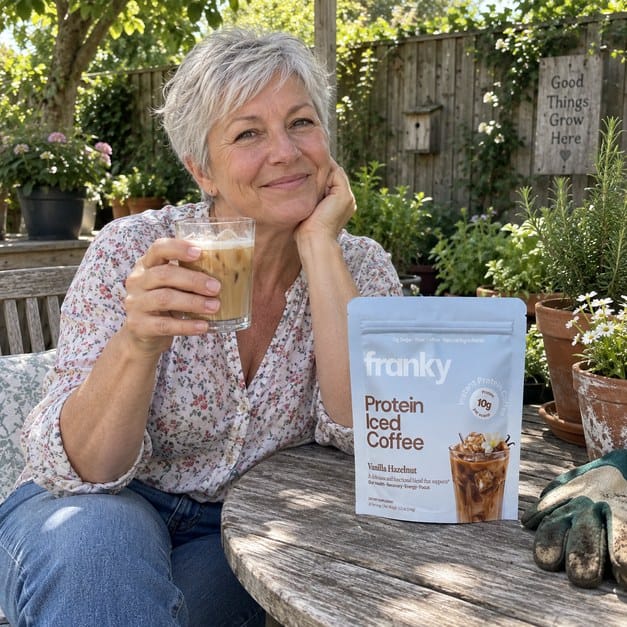 Customer photo review of Franky Protein Coffee