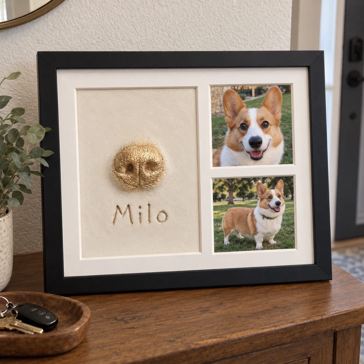 Customer photo review of Pet Clay Print kit