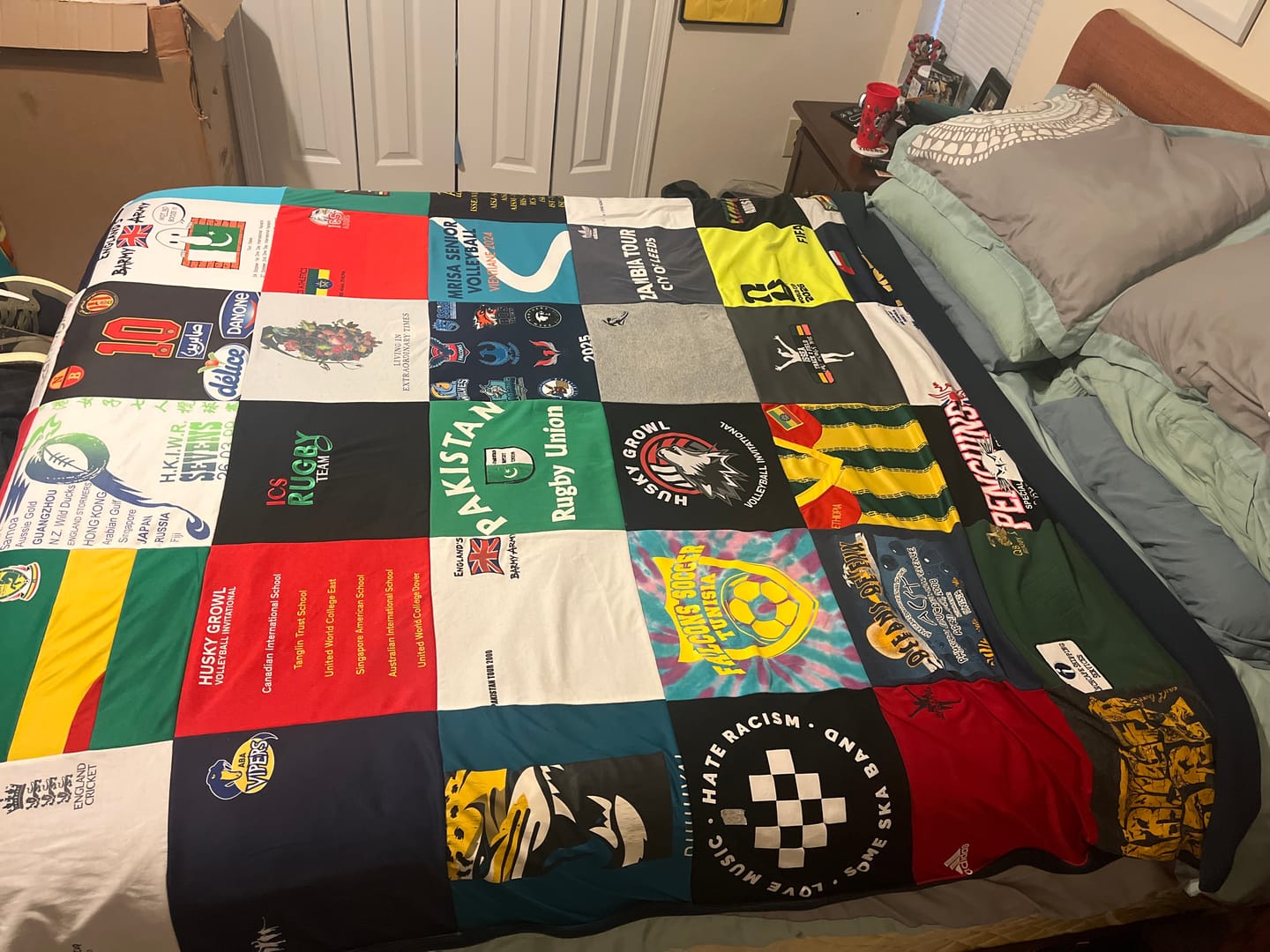 Customer photo review of Project Repat T-Shirt Quilt