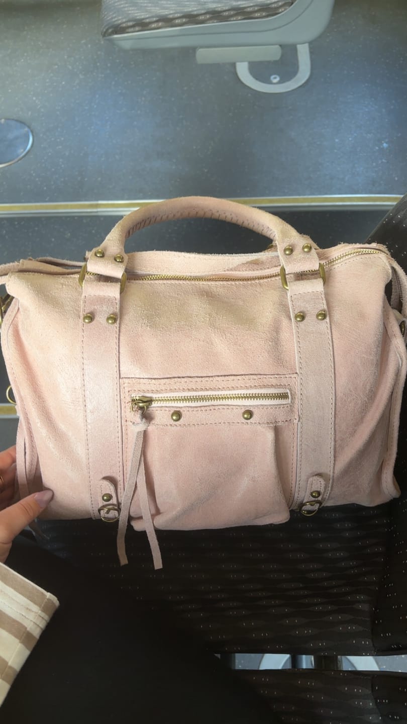 Customer photo review of It girl bag vanilla pink