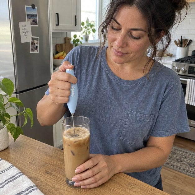 Customer photo review of Franky Magic Frother
