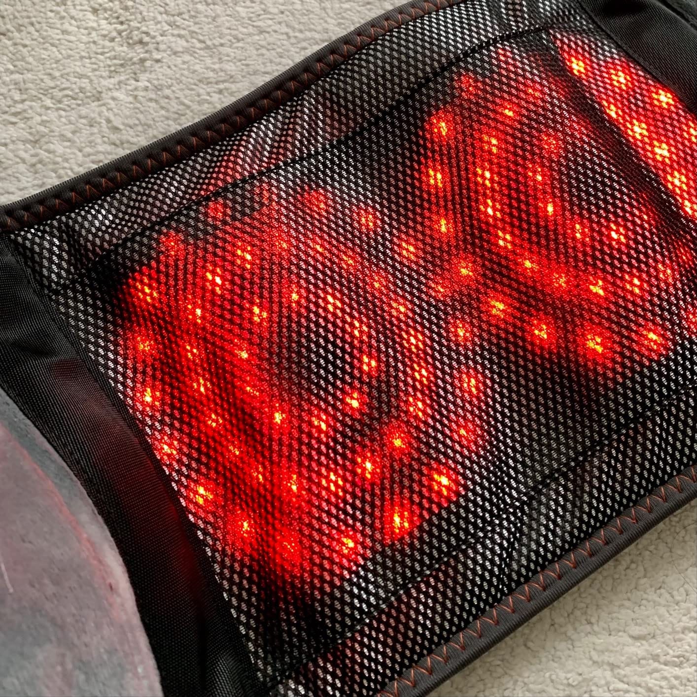Customer photo review of Ceinture Lombaire Chauffante & Massante Rechargeable