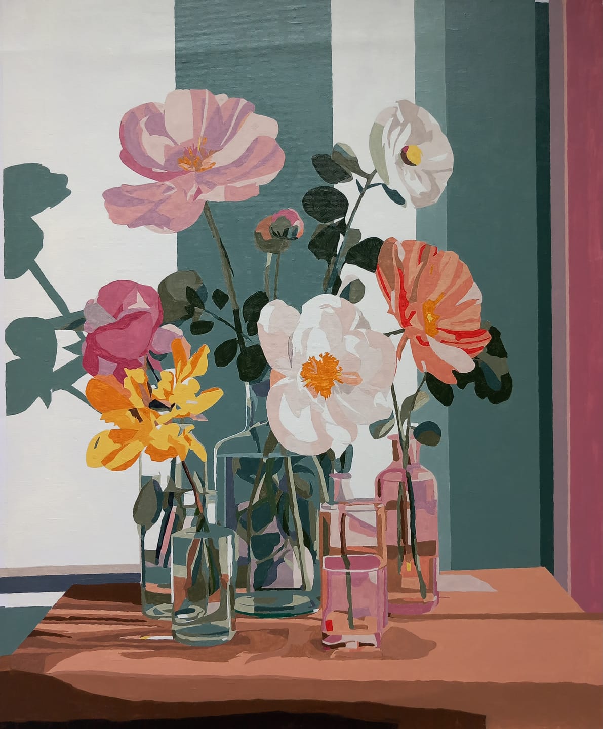 Customer photo review of Beauty in glass | Paint by Number