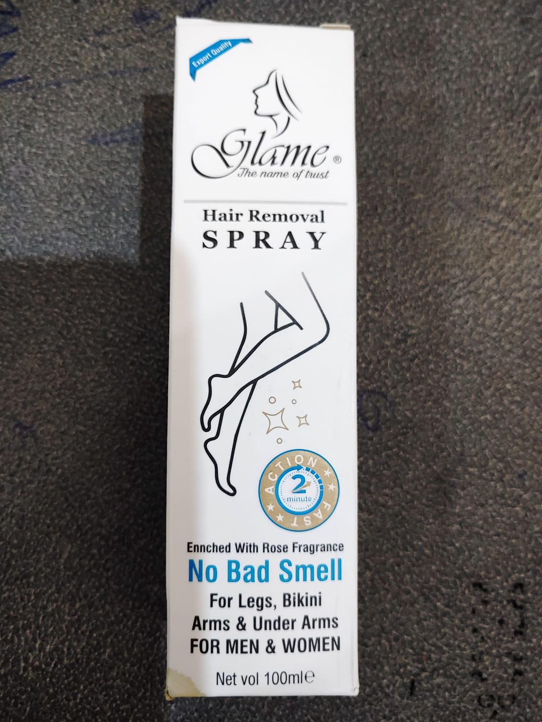 Customer photo review of Hair Remover Spray