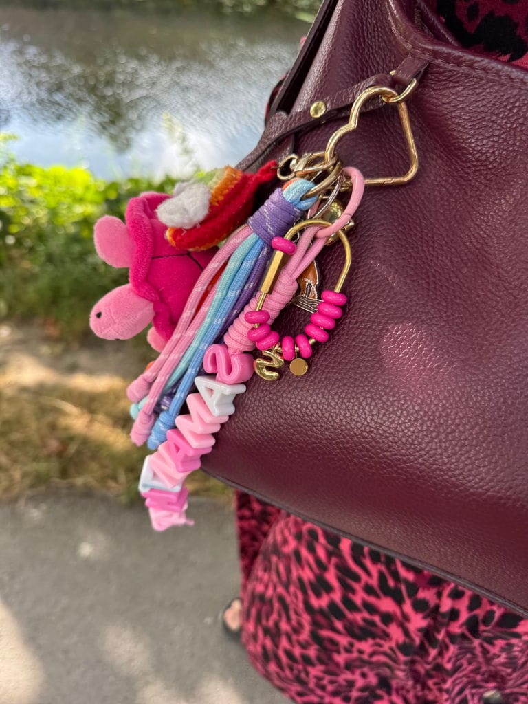 Customer photo review of The Name Bag Charm