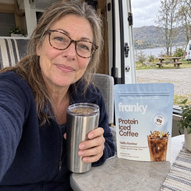 Customer photo review of Franky Protein Coffee