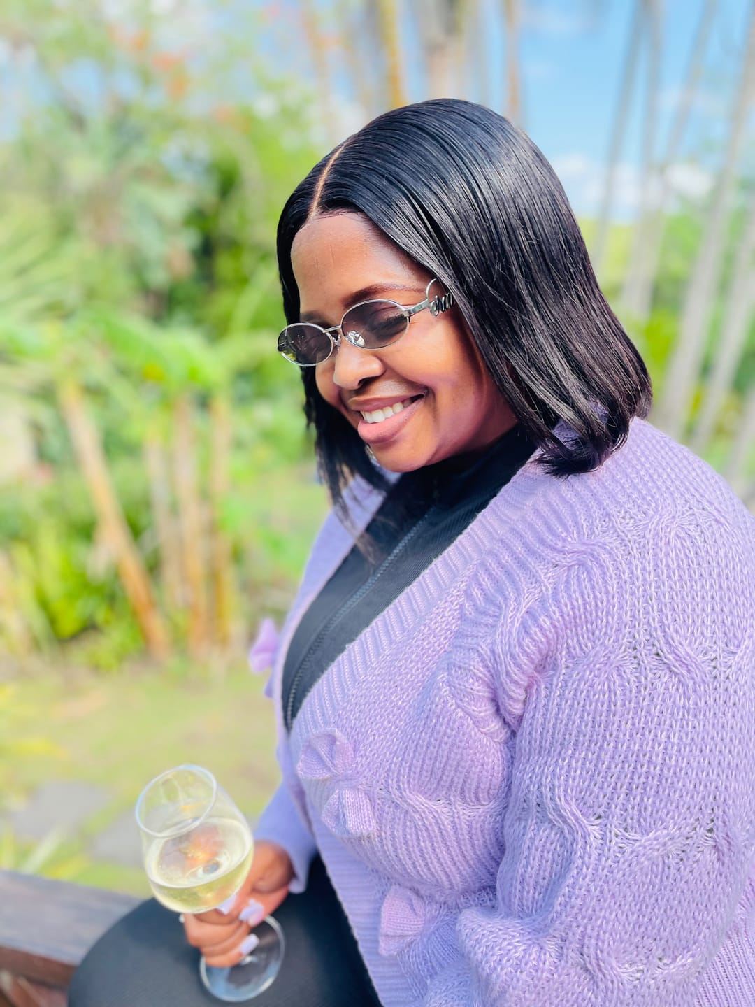 Customer photo review of Muse Logo Sunglasses – Silver Edition