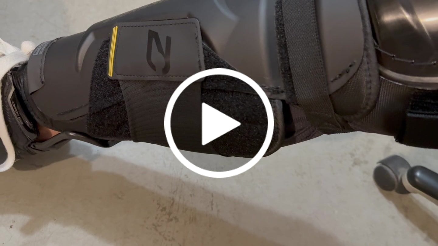 Customer video review of ZSG-PRO HOCKEY REFEREE SHIN GUARDS