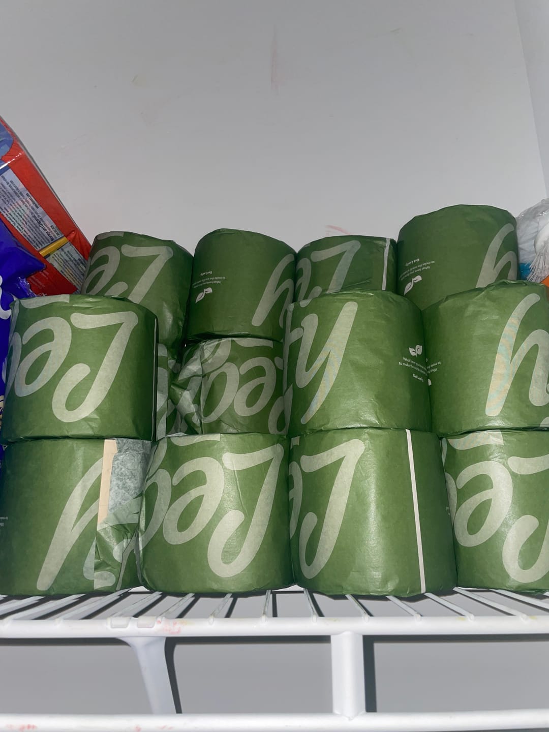 Customer photo review of Leafy EarthCloud Bamboo - 24 roll 2 ply