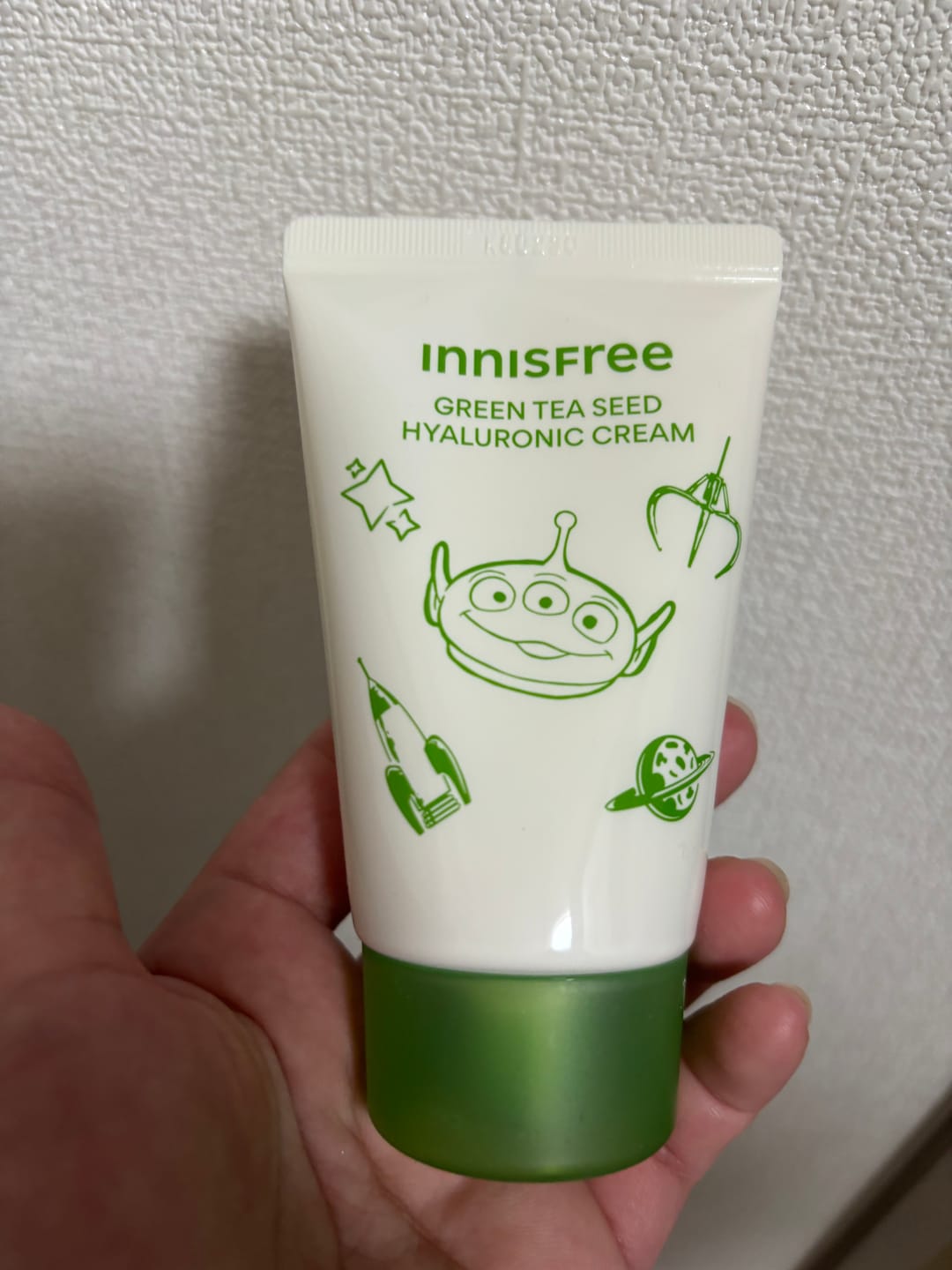 Customer photo review of トイ・ストーリー　グリーンティーシード　ヒアルロン　クリーム　N　セット