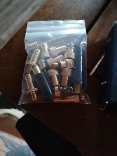 Customer photo review of Fahrradventil Adapter Set - immer das passende Ventil!
