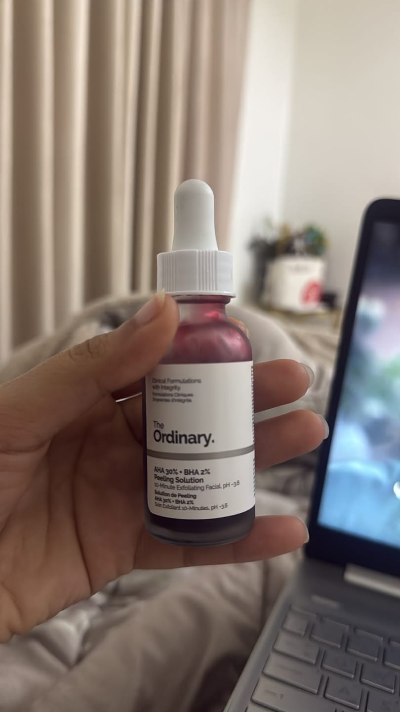 Customer photo review of ذا اورديناري مقشر احماض الفواكه الفا وبيتا هيروكسي - 30مل