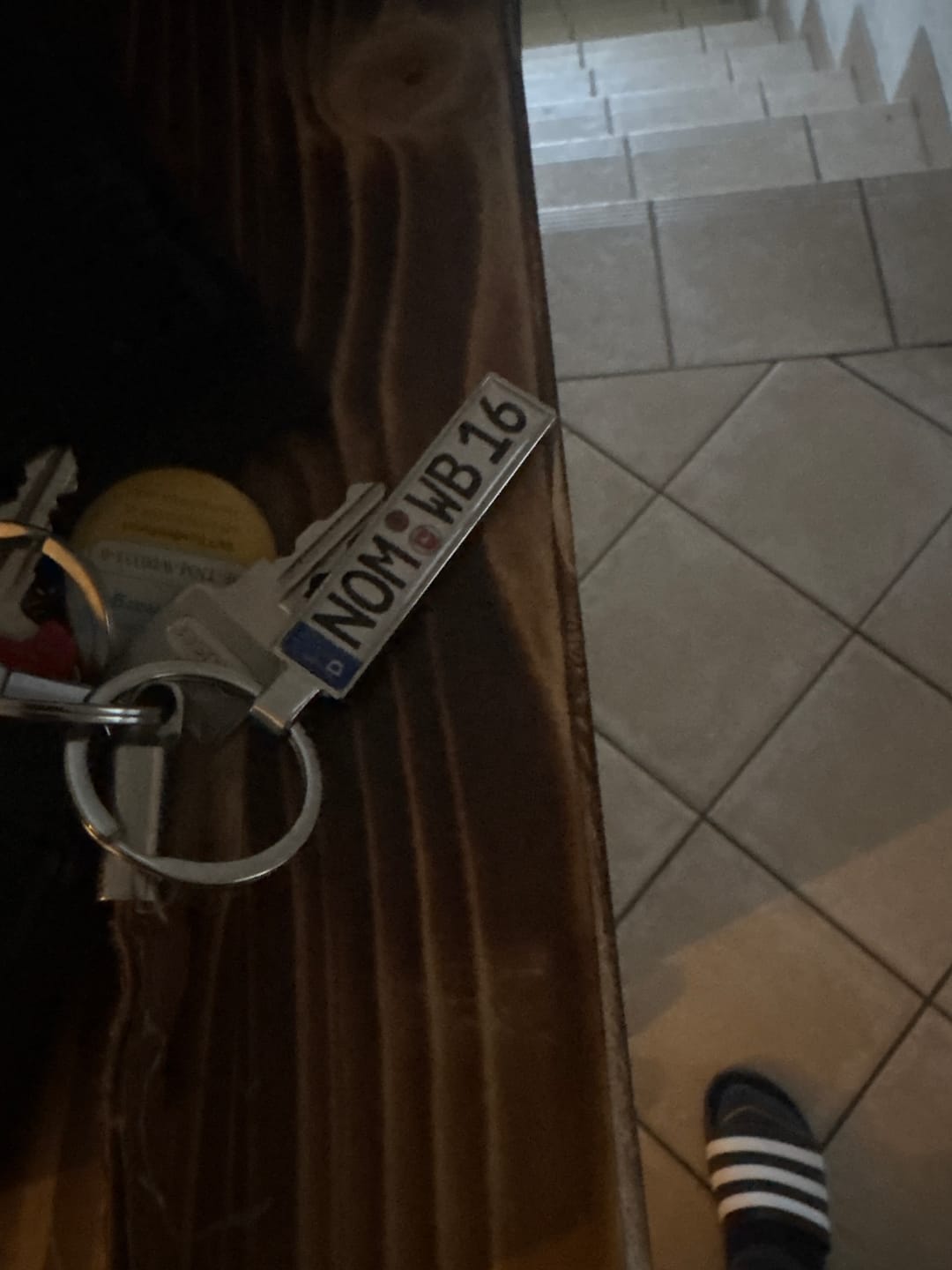 Customer photo review of Kennzeichen Schlüsselanhänger Mini Nummernschild Metall