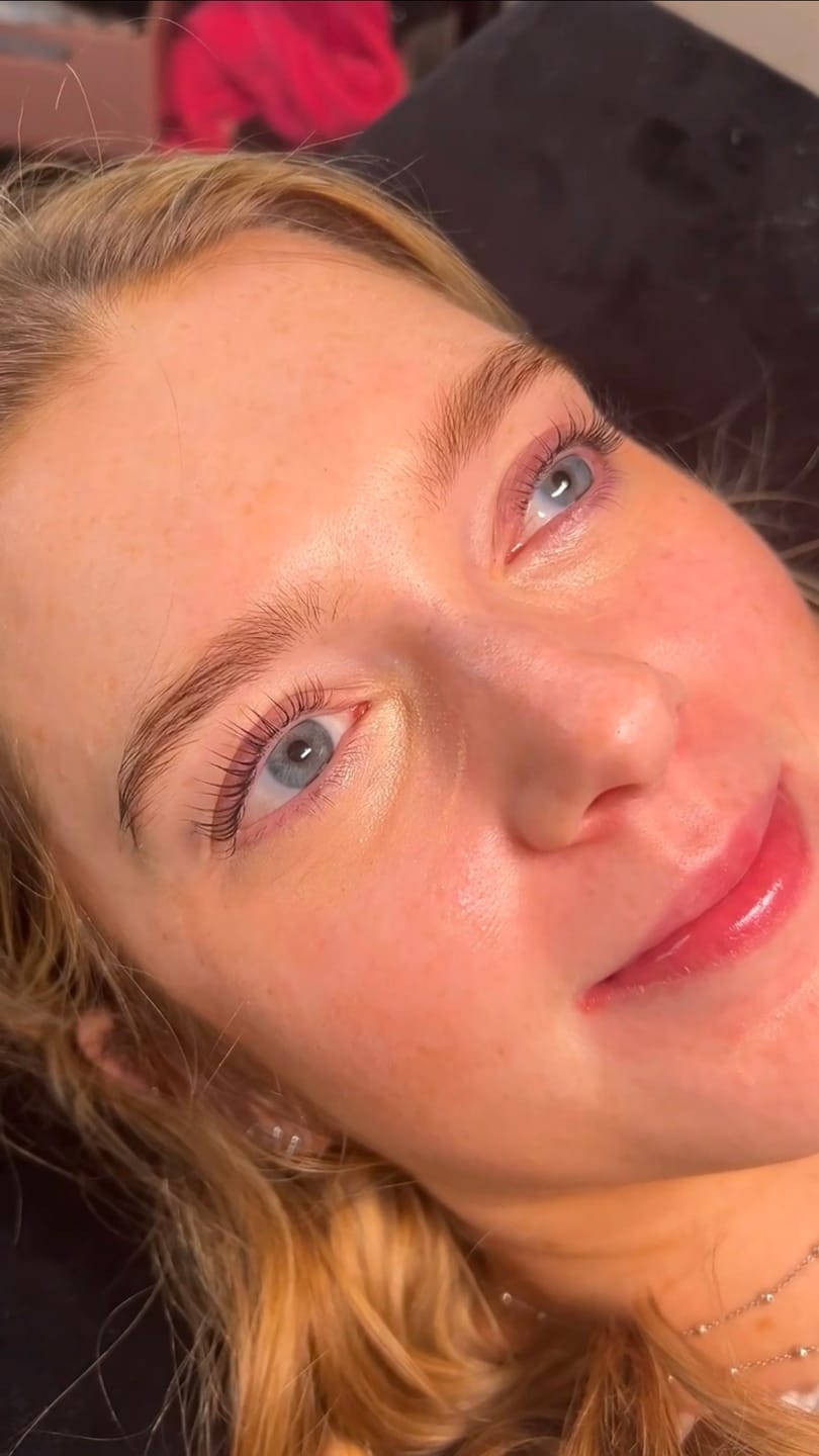 Customer photo review of Korean Lash Lift