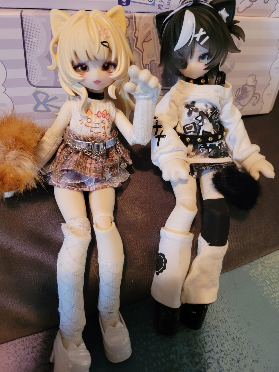 Customer photo review of MEOW 3 Series 1/8 Action Figure BJD Blind Box
