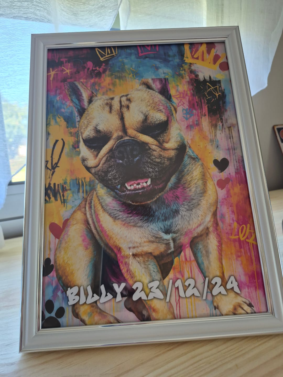 Customer photo review of Le graffiti - Poster personnalisé