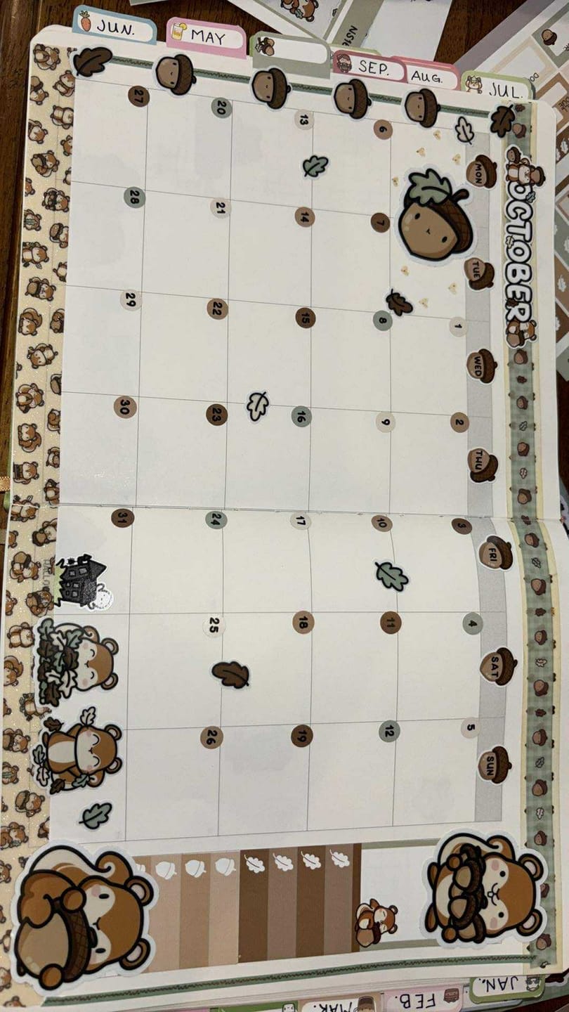 Customer photo review of Squirrelly Acorn Journal Pack