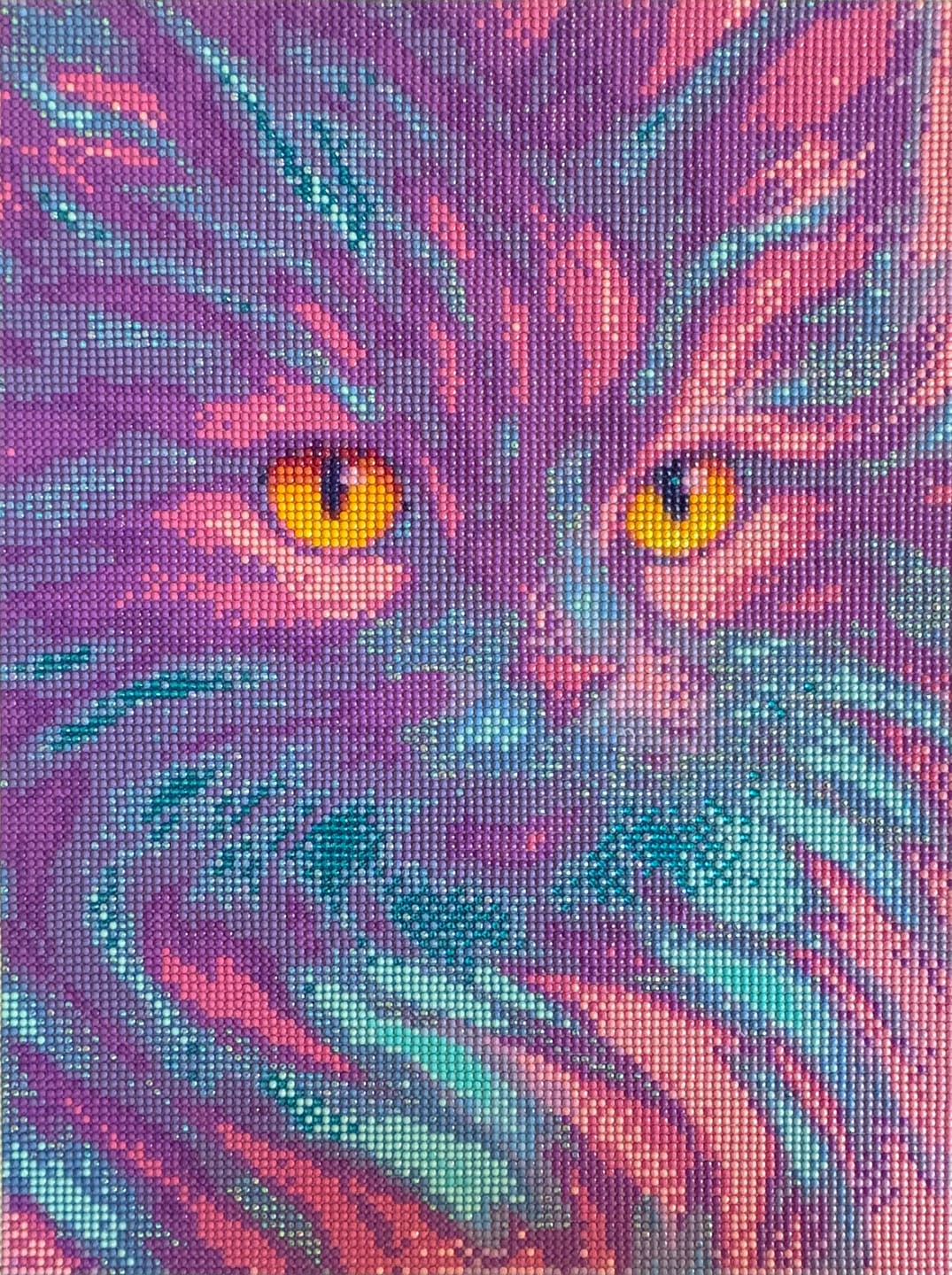 Customer photo review of Brushstroke Cat