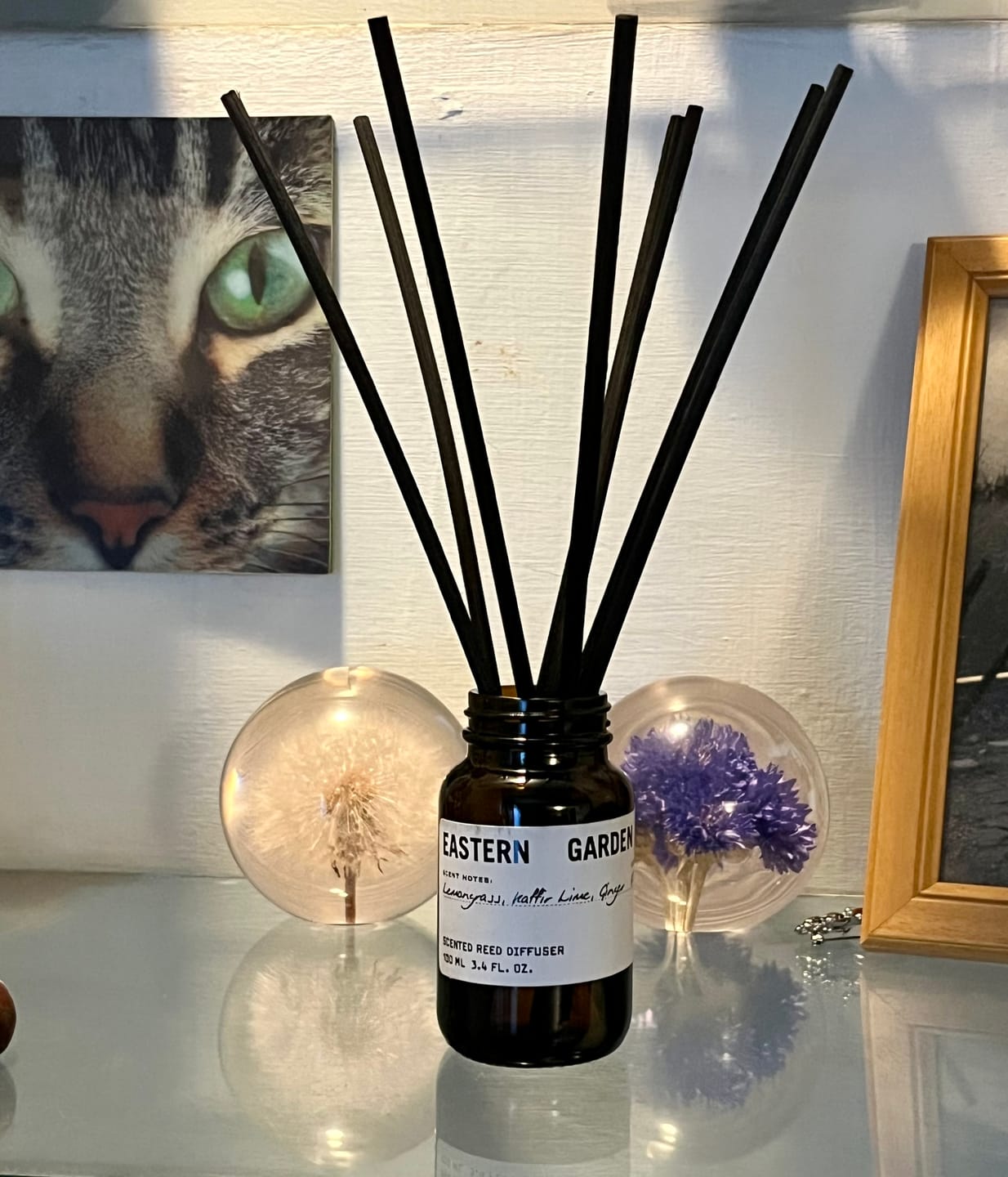 Customer photo review of Eastern Garden 100ml Reed Diffuser